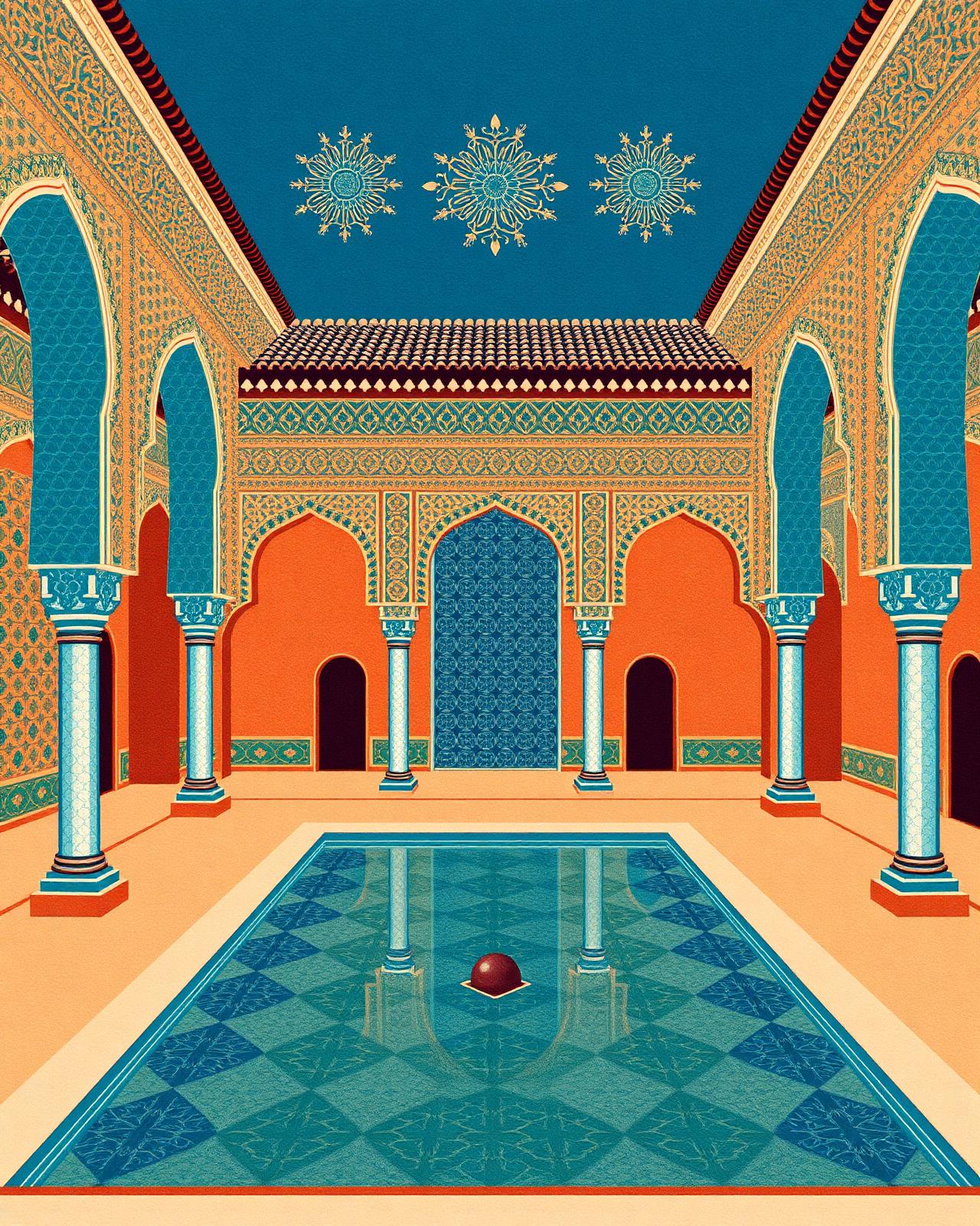 Alhambra Courtyard