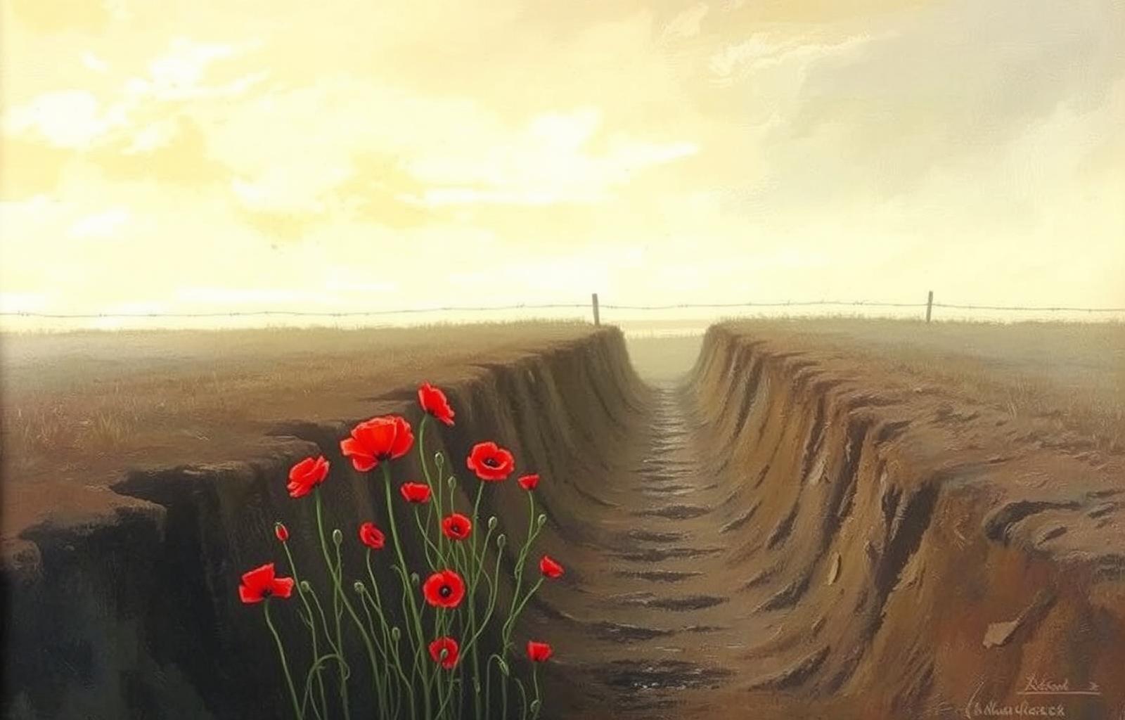 Poppies in the Trench